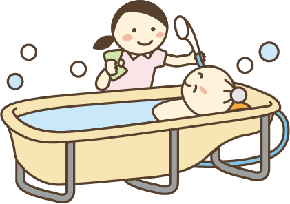 入浴のイラスト