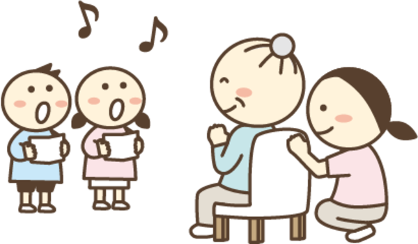 地域交流のイラスト